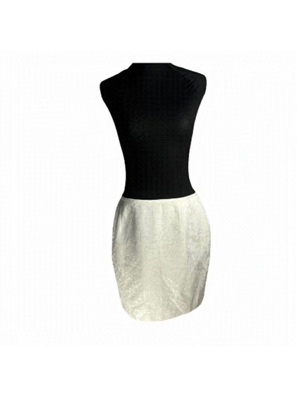 𝅺Vintage Albert Nipon brocade pencil mini skirt size 14